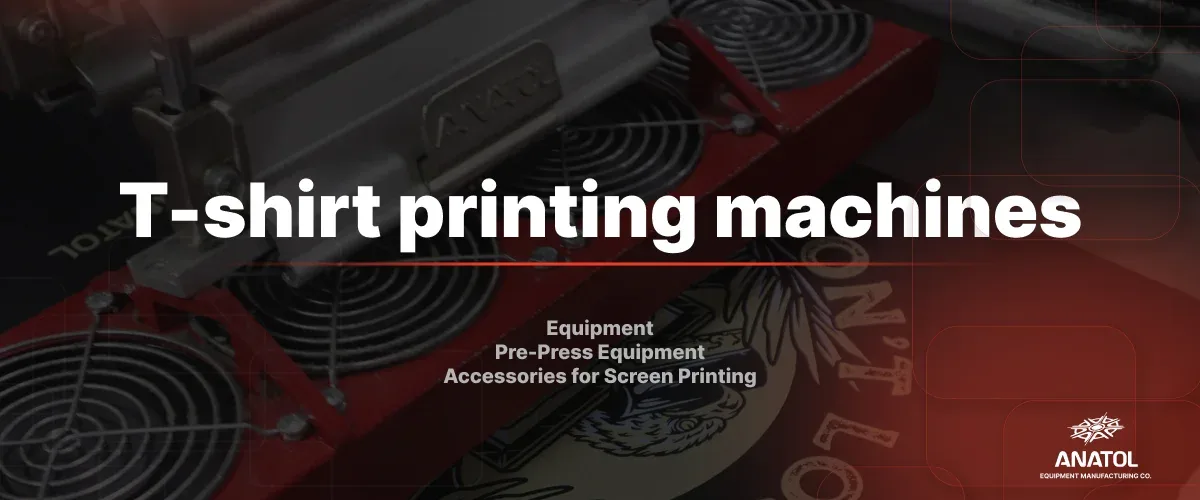 T-shirt printing machines