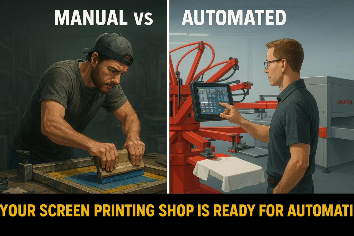 Is It Time to Upgrade? How to Know When Your Screen Printing Shop Should Go Automatic