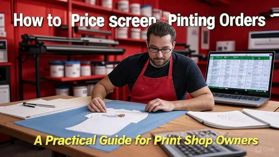 How to Price Screen Printing Orders: A Practical Guide for Print Shop Owners