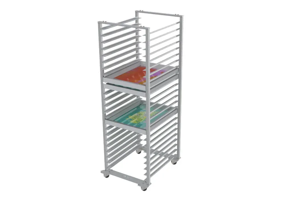 24-Capacity Screen Rack