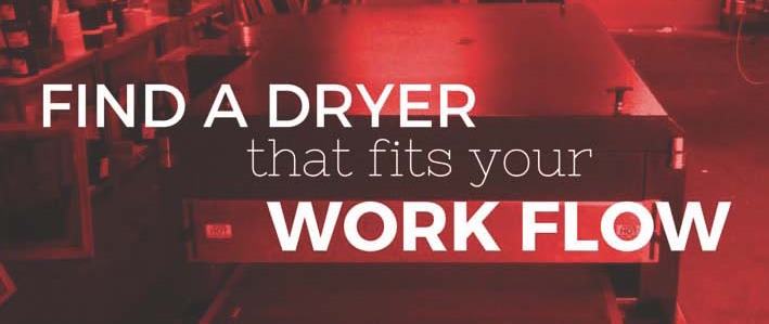 How to Pick a Screen Printing Conveyor Dryer That Fits Your Work Flow