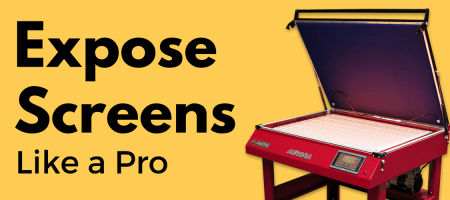How to Expose Screen Printing Screens Like a Pro