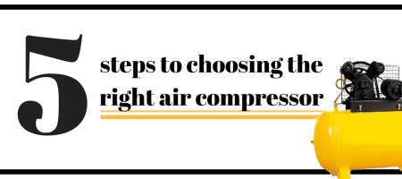 Five Steps to Choosing the Right Air Compressor