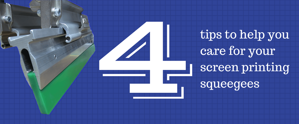 4 Tips to Help You Care for Your Screen Printing Squeegees