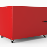 Drying cabinet with cube sieve