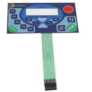 Keypad for automatic heat transfer press, user-friendly control panel for precise temperature and time settings