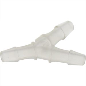 1/16 inch Y-shaped barb hose fitting for pneumatic or fluid systems