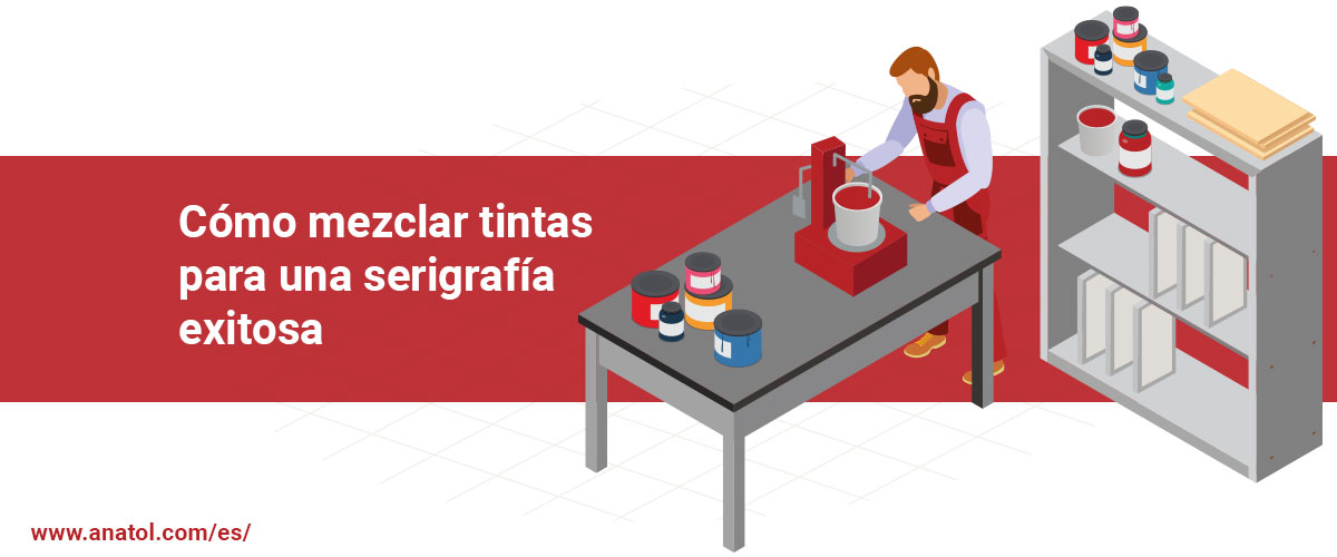 Cómo mezclar tintas para serigrafía