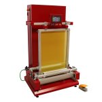 Anatol's Quik-Kote mini automatic emulsion coating machine provides uniform stencil coverage for improved print quality.