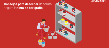 Consejos para desechar de forma segura la tinta de serigrafía