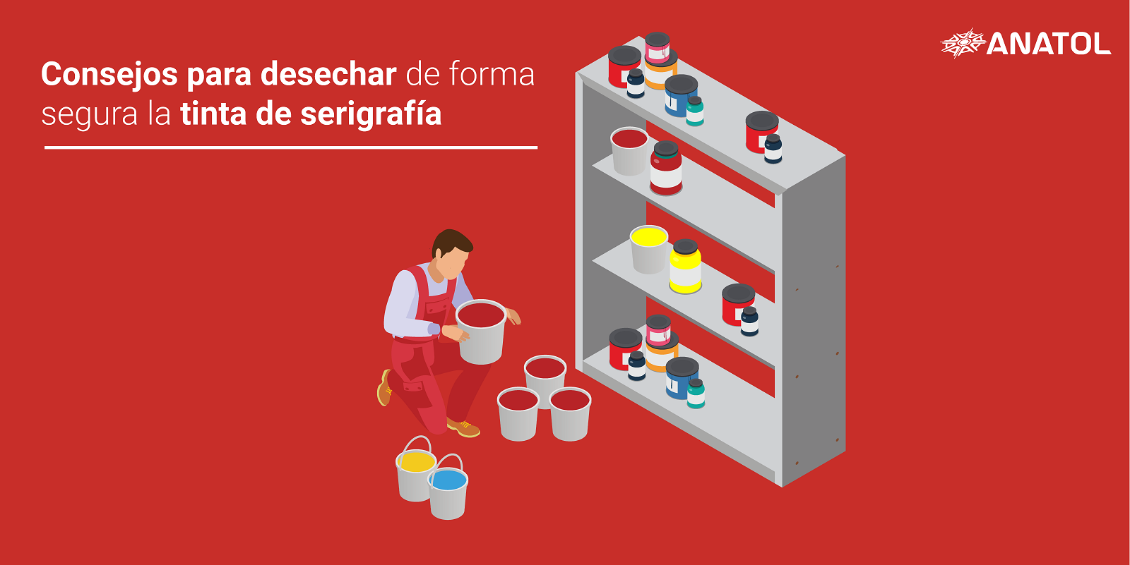 Consejos para desechar de forma segura la tinta de serigrafía