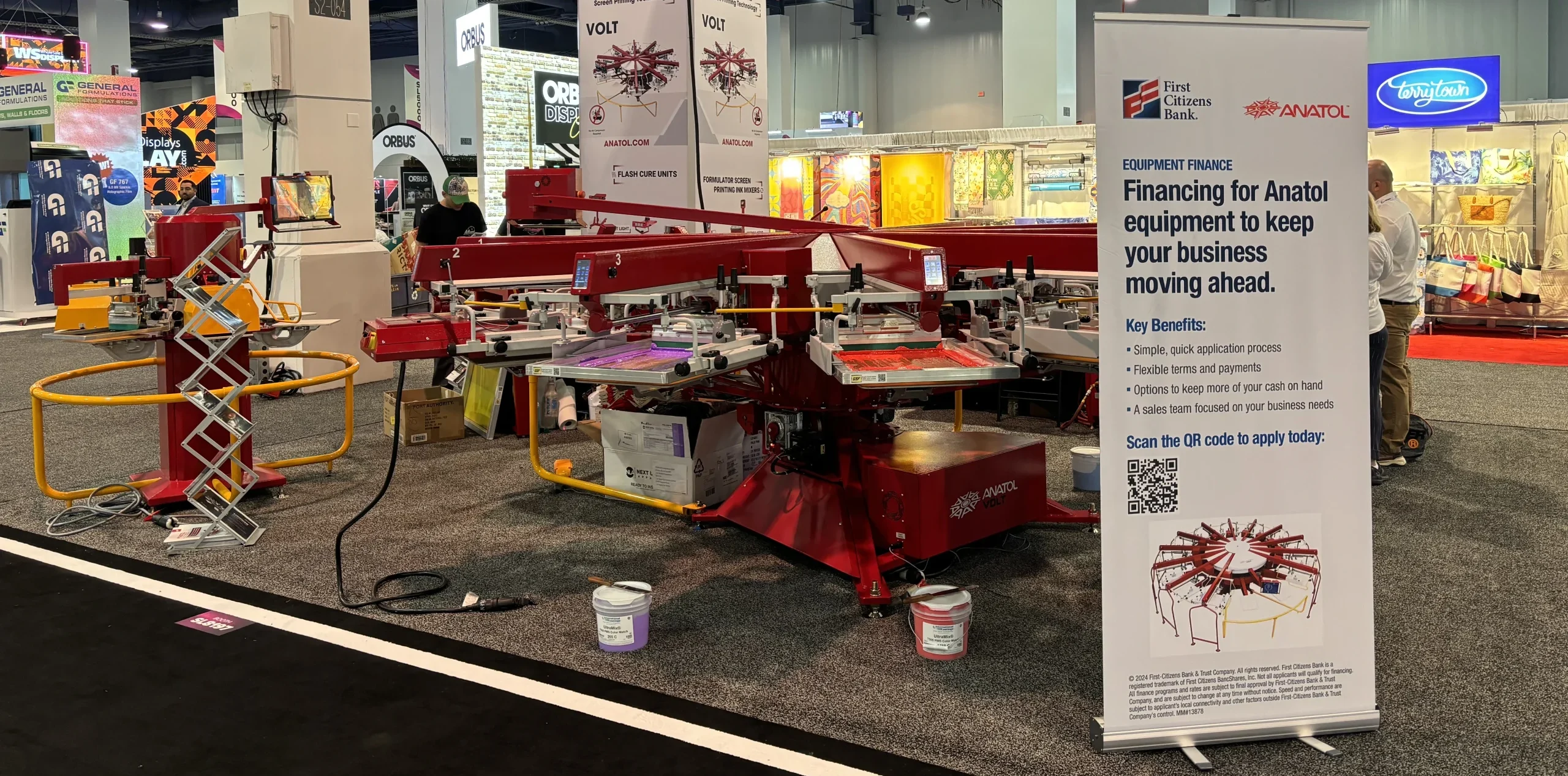 Volt automatic screen printing presses