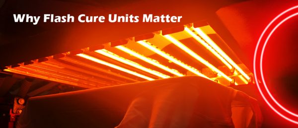 Flashing is a critical step in the screen printing process, especially when working with multi-color designs or specialty inks