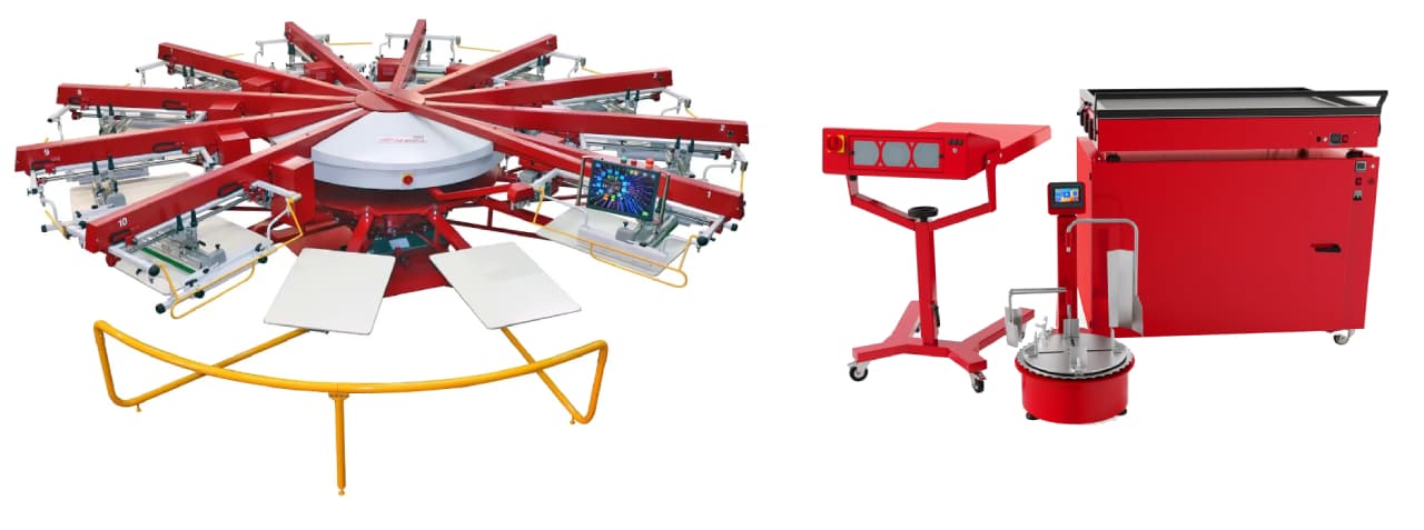 Anatol equipment is in stock and ready to ship immediately! Invest in equipment that will take your screen printing business to the next level